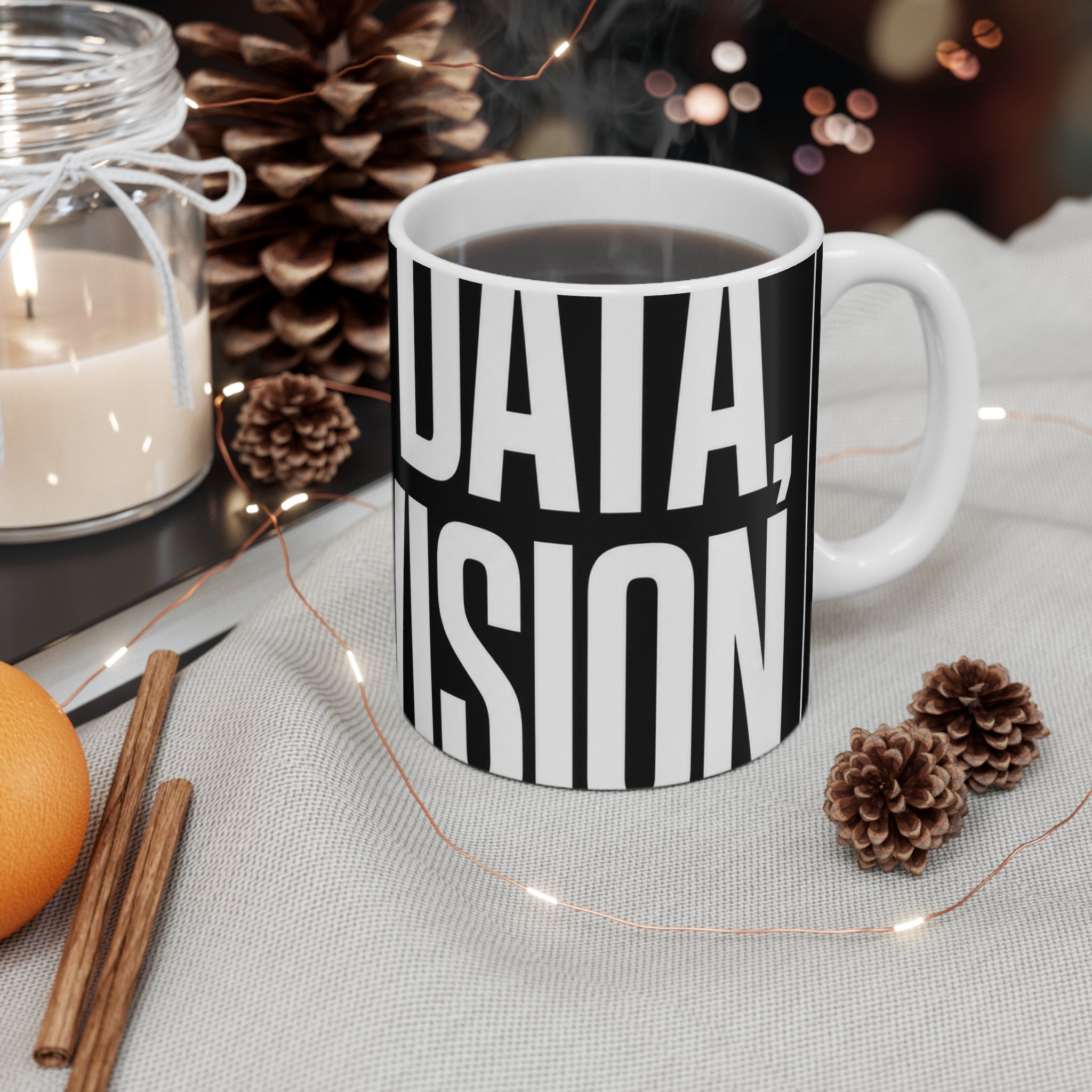 YOUR DATA, OUR VISION — Official Narrative Div Mug